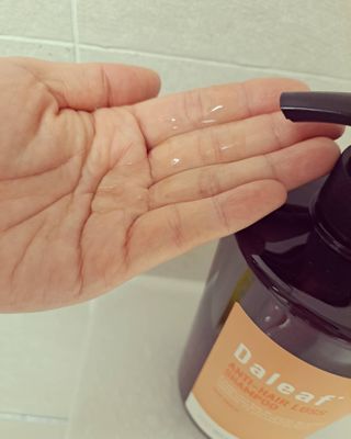 달리프 진저 베러 퍼퓸 탈모 완화 샴푸 1000ml 향 3종 — 5점을 준 리뷰어가 2021년 1월 올린 사용 사진