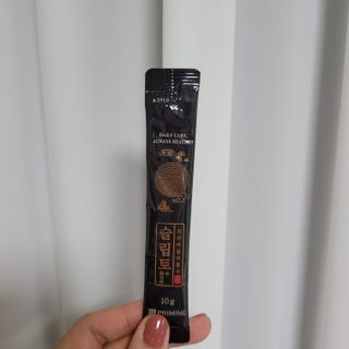 프리마인 자체 기업부설 연구소에서 찾아낸 건강한 수면의 비밀.  슬립토 플러스 30포 — 5점을 준 리뷰어가 2021년 9월 올린 사용 사진