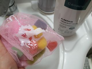 셀라피 에이리페어 크림 바디 워시 2세대 500ml — 5점을 준 리뷰어가 2021년 1월 올린 사용 사진