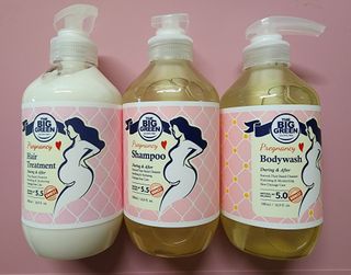 빅그린 임산부 전용라인 3종세트 - 샴푸500ml,트리트먼트500ml,바디워시500ml — 5점을 준 리뷰어가 2022년 8월 올린 사용 사진