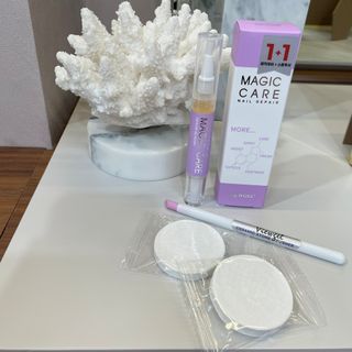 1+2 뷰젤 매직케어 손톱영양제+스톤푸셔+코인타올 셀프 네일케어 — 5점을 준 리뷰어가 2022년 10월 올린 사용 사진