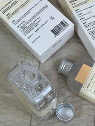 [녹산] 비건 대나무 밸런싱 수분 토너 + 비건 바이오 비타 에센스 — 3점을 준 리뷰어가 2022년 10월 올린 사용 사진