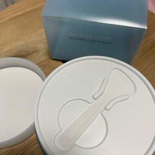 리더스코스메틱 리더스 카밍 클리어 밀크 필 클렌즈 밤 — 5점을 준 리뷰어가 2021년 1월 올린 사용 사진