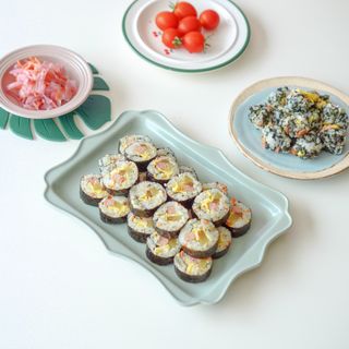 해풀잎 누구나 김밥*1ea [(혼합야채 35g *1ea,  김밥김 (5g, 5ea),  양념간장 (6g, 5ea), 참기름(5g, 2ea)] — 5점을 준 리뷰어가 2022년 5월 올린 사용 사진