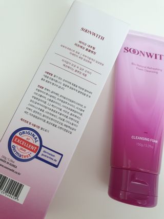 SOONWITH 바이오 내추럴 리프레싱 폼클렌징 — 4.5점을 준 리뷰어가 2021년 3월 올린 사용 사진