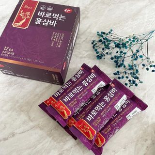씨알푸드 건강기능식품 6년근 홍삼 함유, 바로먹는 홍삼바 30g 12개입 — 5점을 준 리뷰어가 2022년 3월 올린 사용 사진