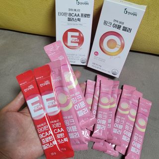 인디닥터 면역 생생 핑크 이뮨 젤리 + 타이탄 BCAA 프로틴 젤리스틱 — 5점을 준 리뷰어가 2022년 7월 올린 사용 사진