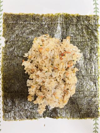 해풀잎 누구나 김밥*1ea [(혼합야채 35g *1ea,  김밥김 (5g, 5ea),  양념간장 (6g, 5ea), 참기름(5g, 2ea)] — 5점을 준 리뷰어가 2022년 7월 올린 사용 사진