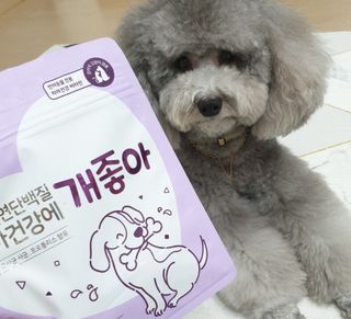 My Pet Care 천연단백질 치아건강에 개좋아 — 5점을 준 리뷰어가 2021년 3월 올린 사용 사진