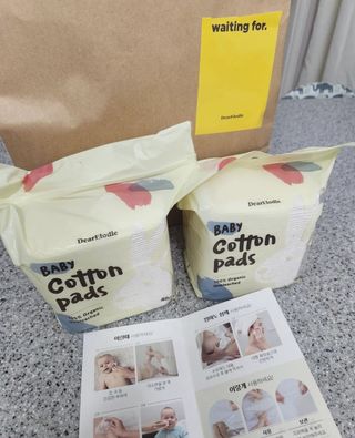 디어엘로디 유기농 무표백 건티슈 60매 — 5점을 준 리뷰어가 2022년 9월 올린 사용 사진