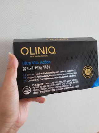 올리닉 울트라비타액션 — 5점을 준 리뷰어가 2021년 10월 올린 사용 사진