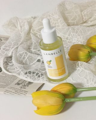 랑벨 비타 에너지 잡티 앰플 50ml 고농축 비타민, 저자극, 수분 촉촉, 미백 앰플 — 5점을 준 리뷰어가 2022년 3월 올린 사용 사진
