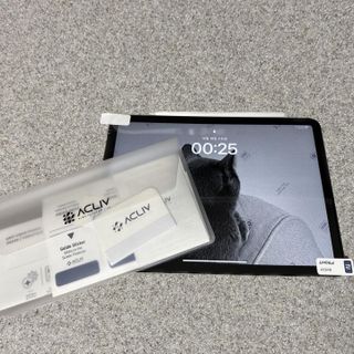 아클리브 Premium 항균 항바이러스 액정 보호필름(iPad) — 4.5점을 준 리뷰어가 2022년 10월 올린 사용 사진