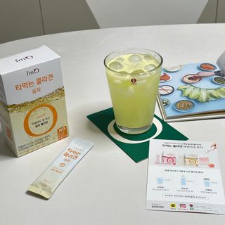 [음료수 대신 가능!]  빠르게 흡수되는 아임오 타먹는 콜라겐 1박스 — 5점을 준 리뷰어가 2023년 4월 올린 사용 사진