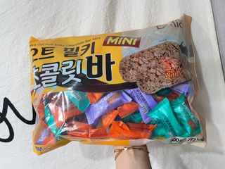 델리스 오트 밀키 초콜릿 바 — 5점을 준 리뷰어가 2022년 4월 올린 사용 사진