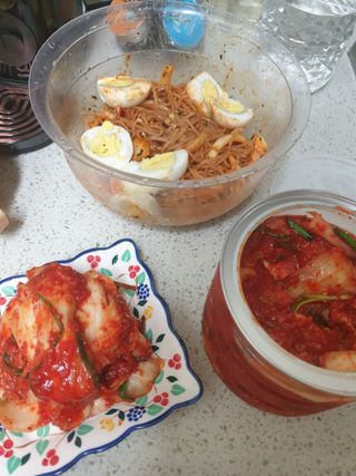 셰프애찬 알배기 겉절이 김치 1kg — 5점을 준 리뷰어가 2022년 9월 올린 사용 사진
