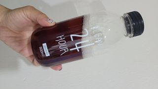 클린24시간 1BOX(5포) + 전용보틀(500ml) — 5점을 준 리뷰어가 2022년 7월 올린 사용 사진