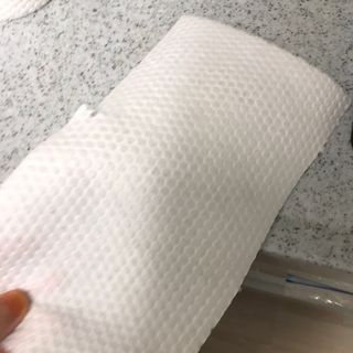 부직포나라 중금속유해물질ZERO 뜯어쓰는 주방 일회용수세미 60매 2매 — 5점을 준 리뷰어가 2022년 9월 올린 사용 사진