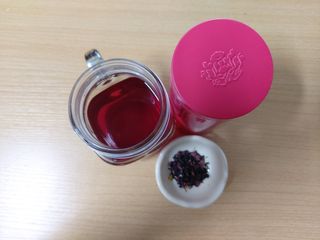 마시다 붉은 석양 빛을 담은 프리미엄 수제 블렌딩 홍차, 레드선셋블랙티 — 5점을 준 리뷰어가 2021년 3월 올린 사용 사진