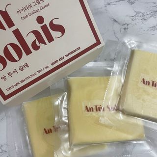 앙투어솔레 아일랜드 구워먹는 치즈 100 자연 치즈 와인안주 300g(100g x 3팩) — 5점을 준 리뷰어가 2022년 8월 올린 사용 사진