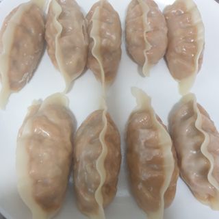 삼양냉동 [삼양] 얇은피불닭왕교자+얇은피까르보불닭왕교자 총4팩 — 5점을 준 리뷰어가 2021년 2월 올린 사용 사진