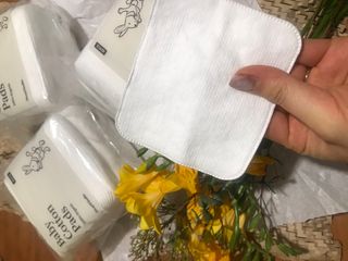 디어엘로디 프리미엄 유기농 베이비 솜티슈 40매 3 + 1 PACK — 5점을 준 리뷰어가 2021년 2월 올린 사용 사진
