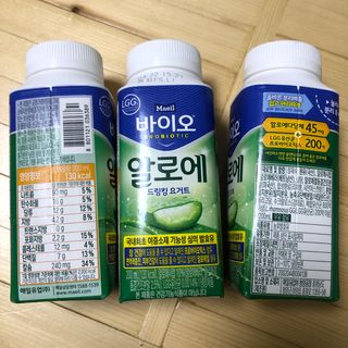 LIVE 매일바이오 알로에 드링킹 요거트 — 5점을 준 리뷰어가 2022년 4월 올린 사용 사진