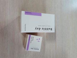 버블데이 아로마/과일 거품 입욕제 — 4.5점을 준 리뷰어가 2021년 7월 올린 사용 사진