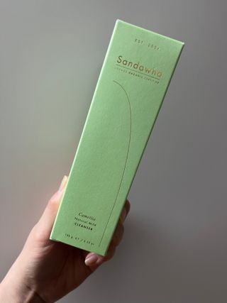 스킨큐어 산다화 울트라 젠틀 약산성 세안제 — 5점을 준 리뷰어가 2023년 3월 올린 사용 사진