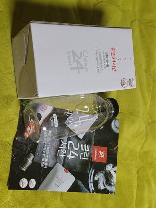 클린24시간 1BOX(5포) + 전용보틀(500ml) — 4.5점을 준 리뷰어가 2023년 2월 올린 사용 사진