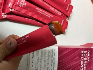 [덜다] 글루타치온 저분자 콜라겐 (20g x 15포) — 4점을 준 리뷰어가 2023년 8월 올린 사용 사진