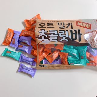 델리스 오트 밀키 초콜릿 바 — 5점을 준 리뷰어가 2022년 4월 올린 사용 사진