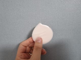 젤리팜 마이크로셀 실리콘퍼프 피치,오렌지 — 4점을 준 리뷰어가 2021년 11월 올린 사용 사진