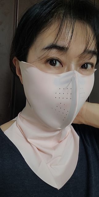 어베이브 3D와이어 퍼펙트벤트 자외선차단 마스크 — 5점을 준 리뷰어가 2024년 3월 올린 사용 사진