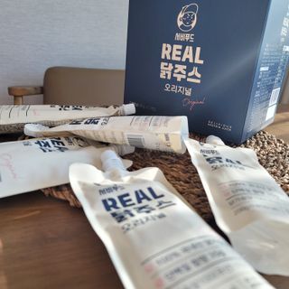 서비푸드 리얼 닭주스 오리지널 200g 1세트 10개입 — 3점을 준 리뷰어가 2022년 1월 올린 사용 사진