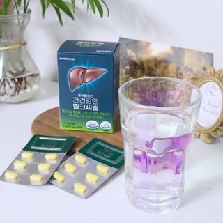[경남제약헬스케어] 케어플러스 간건강엔 밀크씨슬 500mg 60정/2개월분/비타민B 5종+세레늄 — 5점을 준 리뷰어가 2024년 1월 올린 사용 사진