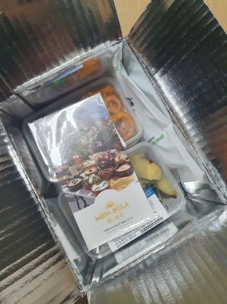 [메디쏠라] 건강식단의 대표, 지중해식단  지중해의 에너지를 담은 맞춤형 기능식단 — 4.5점을 준 리뷰어가 2021년 1월 올린 사용 사진