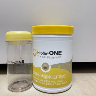 프로티원 단백질쉐이크 곡물맛 2주분 1통+보틀 — 4.5점을 준 리뷰어가 2021년 5월 올린 사용 사진
