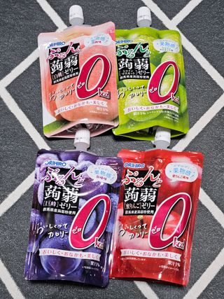 ORIHIRO 오리히로 곤약젤리 제로칼로리 130g 4종 4팩(맛별로 1팩씩) — 5점을 준 리뷰어가 2023년 2월 올린 사용 사진