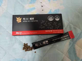 새롬바이오 리생 [미쾌변] 차전자피 식이섬유 건강기능식품 3팩 — 5점을 준 리뷰어가 2021년 6월 올린 사용 사진