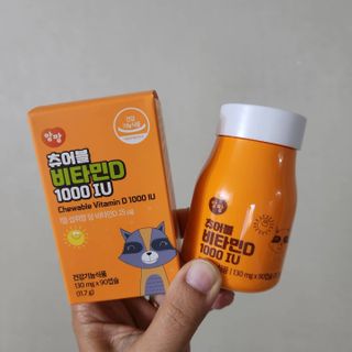 앙팡 츄어블 비타민D 1000 IU 130mg x 90정 — 5점을 준 리뷰어가 2022년 11월 올린 사용 사진
