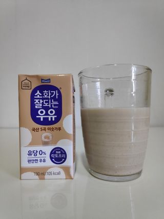 소화가 잘되는 우유 국산 5곡 미숫가루 — 5점을 준 리뷰어가 2021년 9월 올린 사용 사진