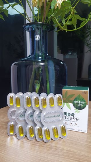 nfp 피놀라 대마종자유 — 5점을 준 리뷰어가 2021년 6월 올린 사용 사진