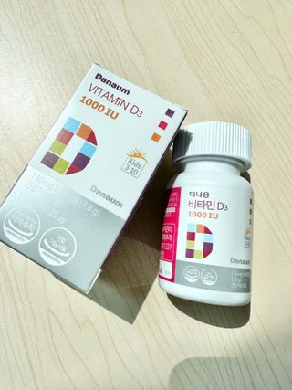 다나음 츄어블 비타민D 1000IU (130ml x 60캡슐) — 5점을 준 리뷰어가 2023년 4월 올린 사용 사진