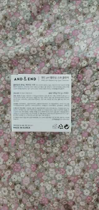 앤앤드 앤드앤엔드 pH 밸런싱 스파클렌저 — 5점을 준 리뷰어가 2021년 2월 올린 사용 사진