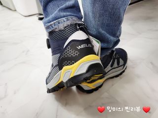 위어스세이프티 방한안전화 겨울안전화 WS-651W 위어스안전화 — 5점을 준 리뷰어가 2021년 11월 올린 사용 사진