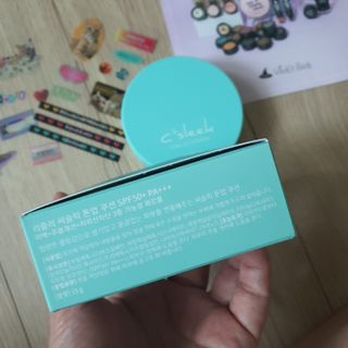 리즐리 씨슬릭 톤업 쿨링 쿠션 15g — 4점을 준 리뷰어가 2021년 7월 올린 사용 사진