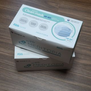 나무드 [식약처허가] KF-AD 국내생산 메디토피아 비말차단 마스크 50매 대대형 헬스 운동 2 BOX — 4점을 준 리뷰어가 2021년 10월 올린 사용 사진