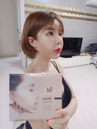 아이디플라코스메틱 아이디 페이스핏 마이너스 밴드 v2 — 5점을 준 리뷰어가 2021년 4월 올린 사용 사진