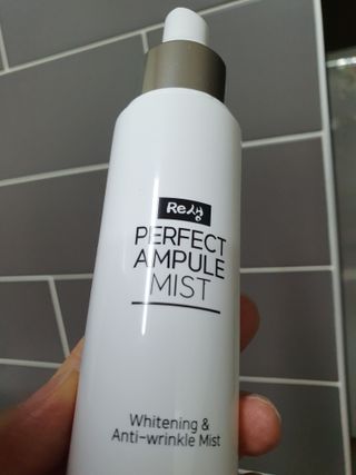 리생 [Re생] 퍼팩트 앰플 이중 기능성 미스트 100ml  피부미백 주름개선 = 총 2개 200ml 증정 — 5점을 준 리뷰어가 2021년 9월 올린 사용 사진